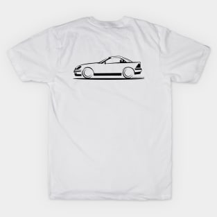 Mercedes Benz SLK R170 Hard Top Blk T-Shirt